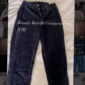 Brandy Melville Corduroy Pants